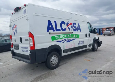 2023 Ram Promaster 2500 High Roof 159 Wb z USA, uszkodzony, nr VIN 3C6LRVDG5PE510831